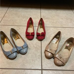 3 pairs Michael Kors ballet flats 9